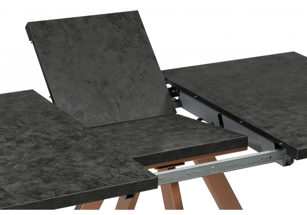 Стол деревянный Woodville Райн 32 116(160)x77 раздвижной малави, медь