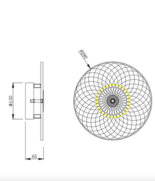 Светильник настенный LED 7W 3000К 4011/02/01W чёрный Portu Stilfort