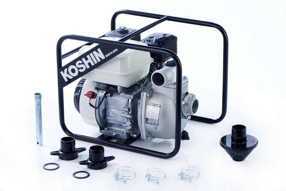 Бензиновая мотопомпа для загрязненной воды Koshin SEH-50JP