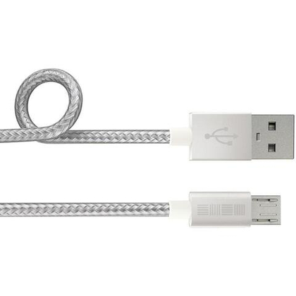 USB cable micro 10sm армированный (Joyroom) silver