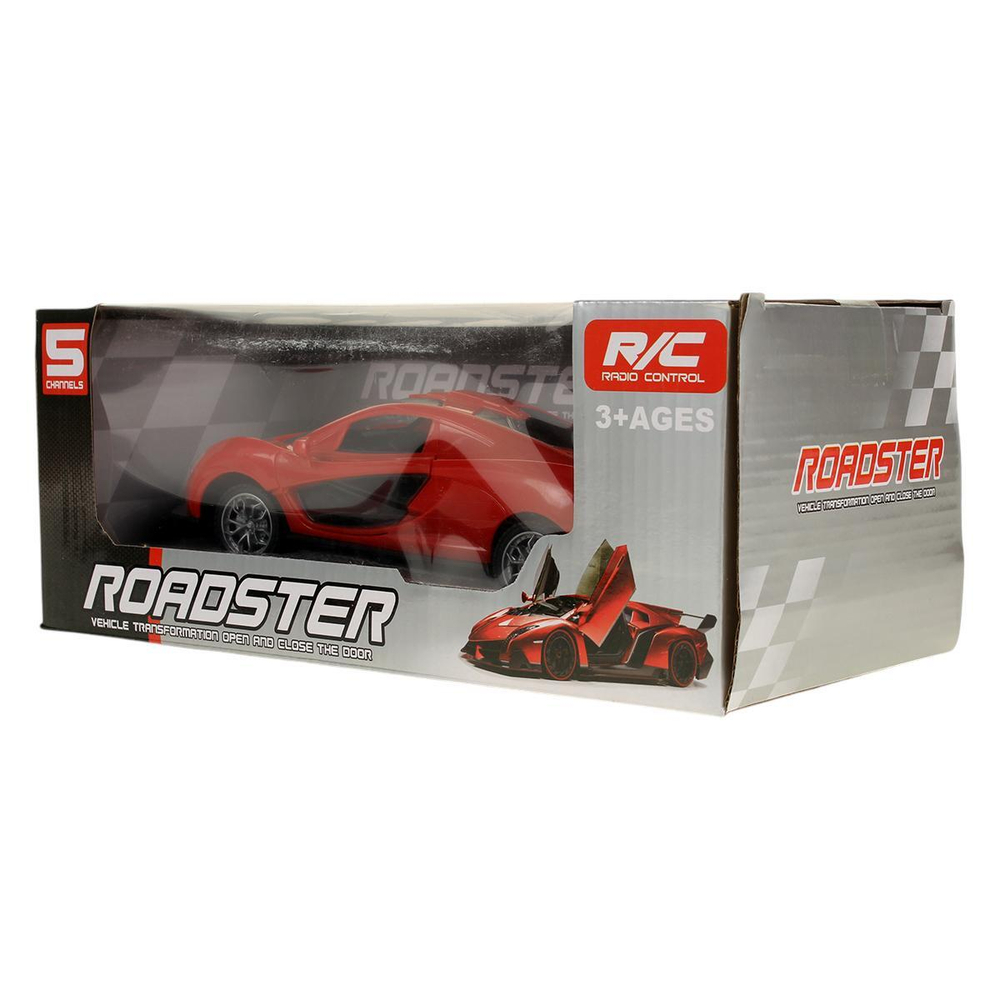 Машина классическая на РУ, красная, коробка 168H-1