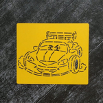 Трафарет №10 Гоночный автомобиль