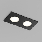 Встраиваемый влагозащищенный светильник PORT, 2?15 Вт макс., LED, GU5.3, IP65, корпус из полимера, цвет чёрный