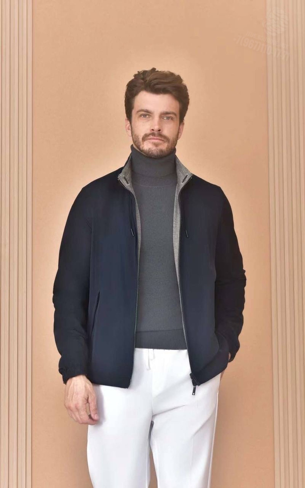 Двухсторонняя ветровка Ermenegildo Zegna