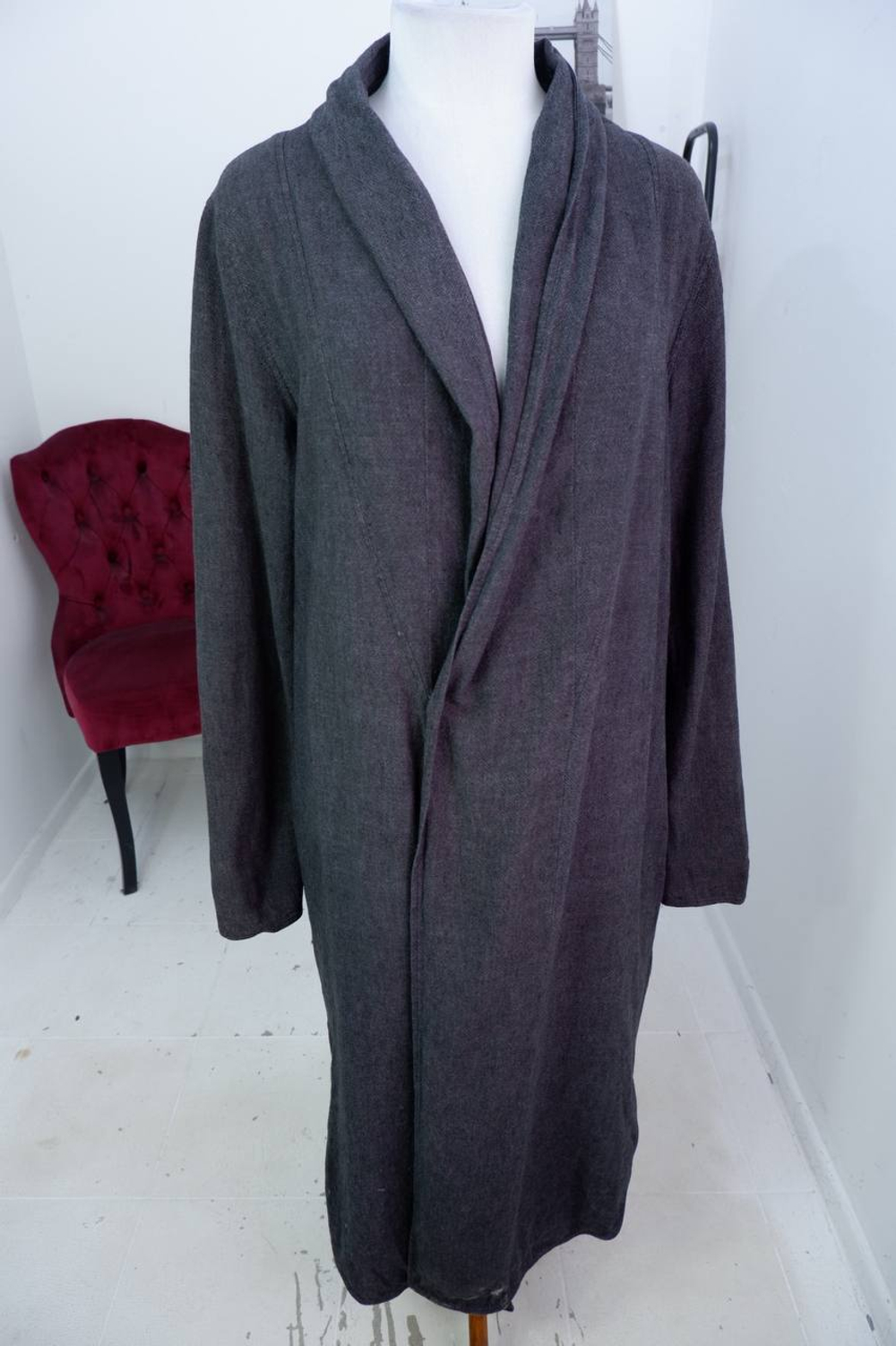 Кардиган H&M льняной, маркировка S, визуально 44 размер