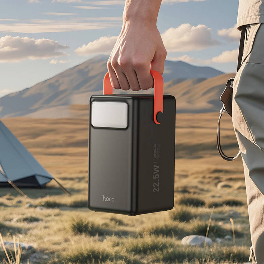 Повербанк (PowerBank) 100000mAh с индикацией заряда Hoco J142