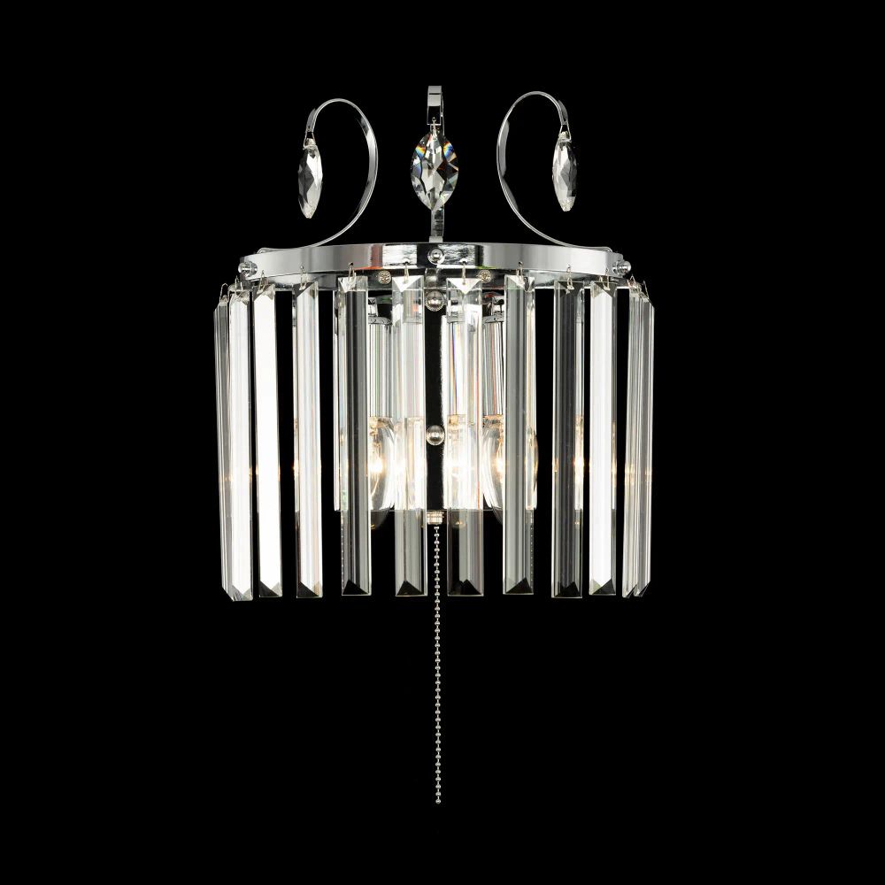 Citilux Инга CL335321 Бра хрустальное с выключателем Хром