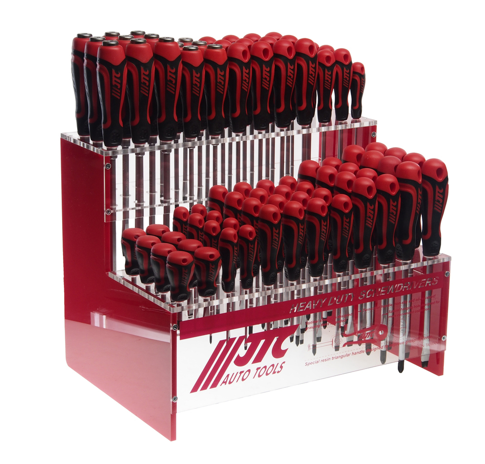 Набор отверток силовых 84 предмета на стенде JTC