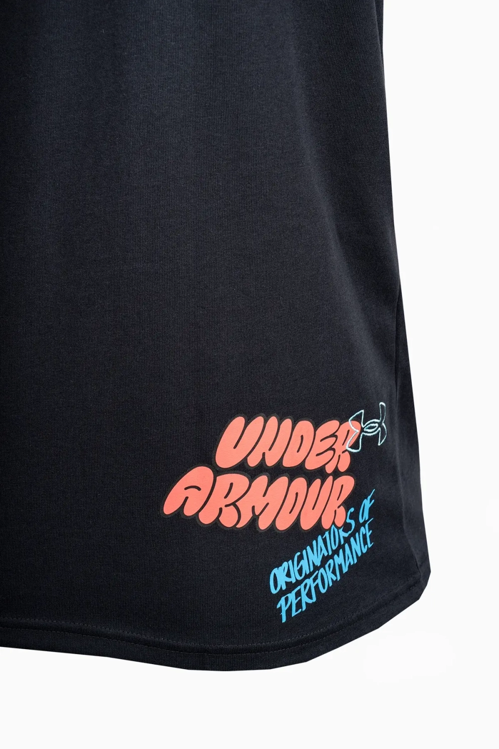 Футболка Under Armour Heavyweight Logo Overlay - черный