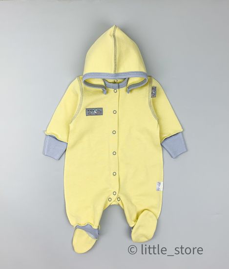 Комбинезон утепленный "Нежный возраст" Нежно-желтый