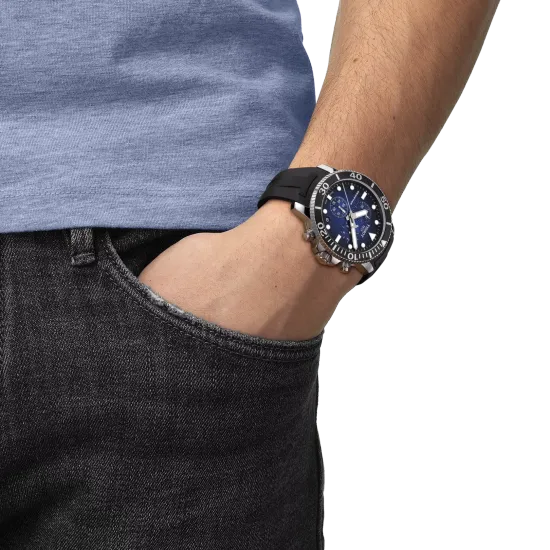 Tissot T120.417.17.041.00 мужские часы Tissot Seastar 1000 Chronograph on hand