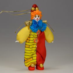 Ёлочная игрушка Рыжий клоун