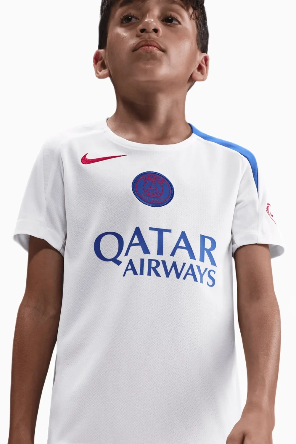 Футболка Nike PSG 25/26 Strike Junior - белый