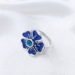"Грейси" кольцо в серебряном покрытии из коллекции "Ботаника" от Jenavi