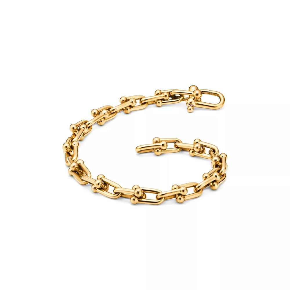 Браслет из жёлтого золота 18k,Tiffany ⚜️Hard Wear Small link