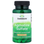 Swanson, Агматин сульфат, 650 мг, 60 растительных капсул