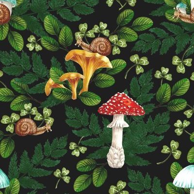 Лесное царство на черном