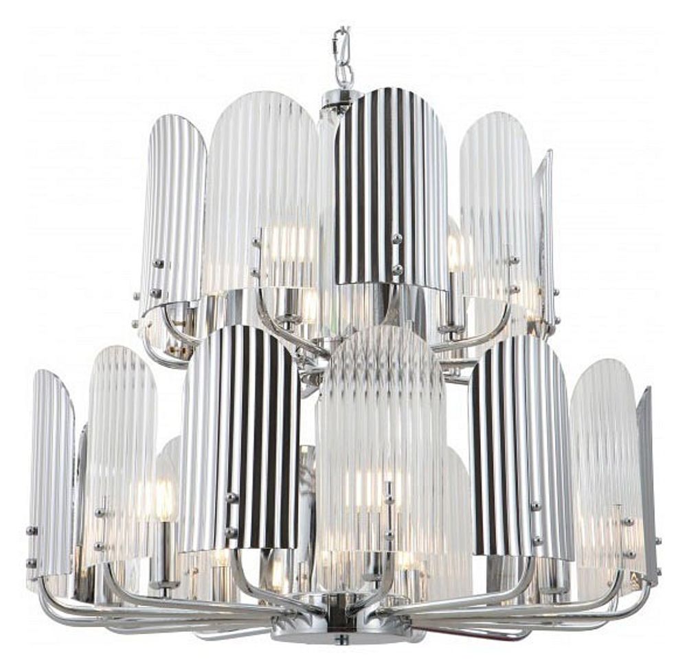 Подвесная люстра iLamp Dolce 15571-12 CR+MULT