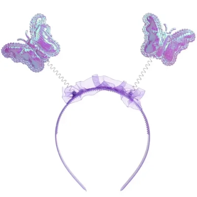 Набор карнавальный «Нежная принцесса» (ободок, крылья, палочка), Сиреневый