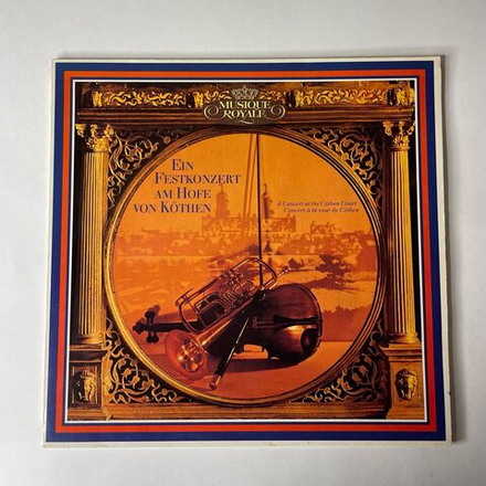 Винтажная виниловая пластинка LP Johann Sebastian Bach И. С. Бах, Ein Festkonzert Am Hofe Von Kothen Праздничный Концерт (Германия 1964)