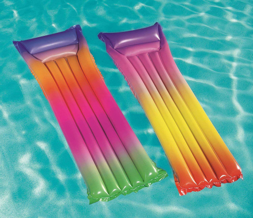 Матрас надувной для плавания 183*69см"радуга" 219057