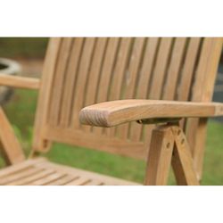 Neapel-Lerum 10R, комплект обеденной мебели натуральный, тик