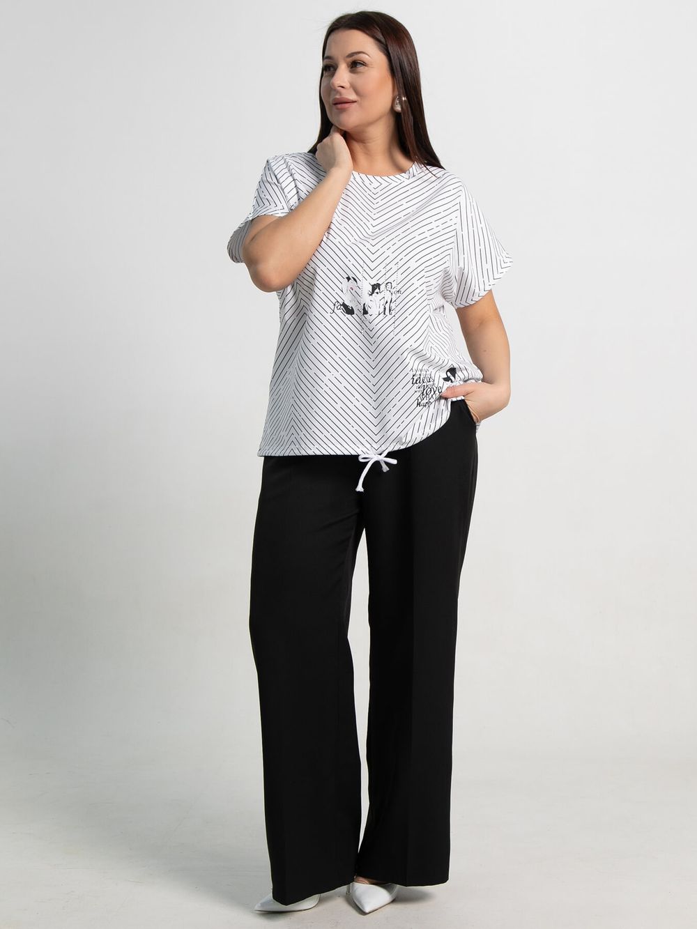 Блуза Ханна (белая) Б15356-20М LT Collection