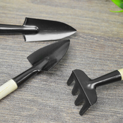 Набор садовый 3 предмета, дерево, металл