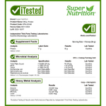 Super Nutrition, порошок из ультрафильтрованного сывороточного протеина с порошком какао, экстрактом листьев стевии, экстрактом архата и подсолнечным лецитином, без ГМО и р-БСТ, со вкусом шоколада, 908 г (2 фунта)