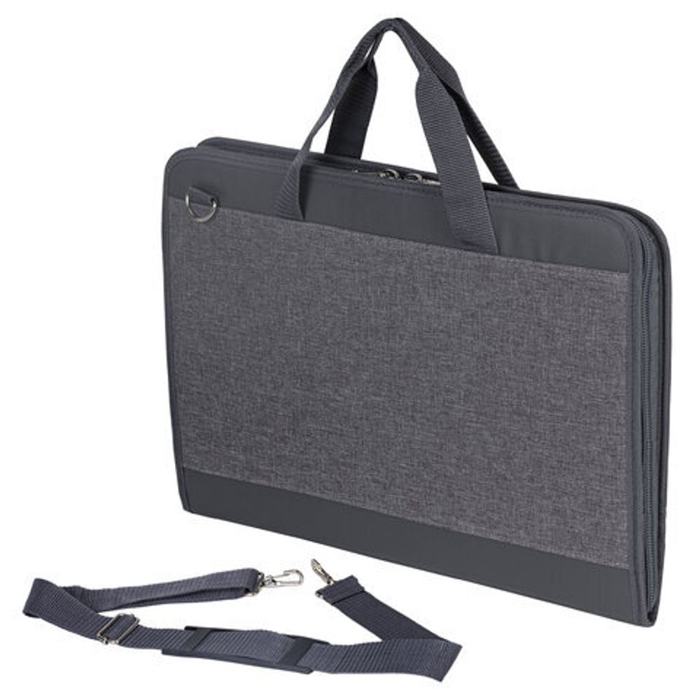 Папка сумка для рисунков и чертежей каркасная А3 (35х47 см), экокожа, BRAUBERG ART CLASSIC, 272989