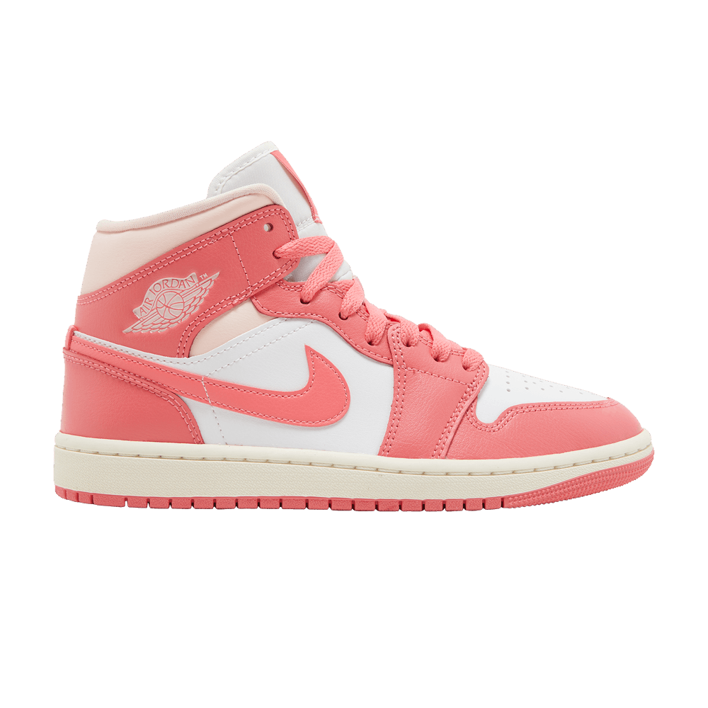 Кроссовки Jordan Air Jordan 1 Mid "Strawberries And Cream" (Женская размерная сетка)