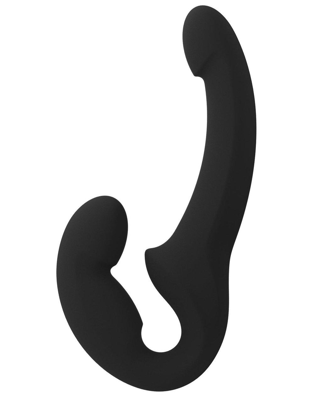 Черный безремневой страпон Share Lite (Цвет: черный)