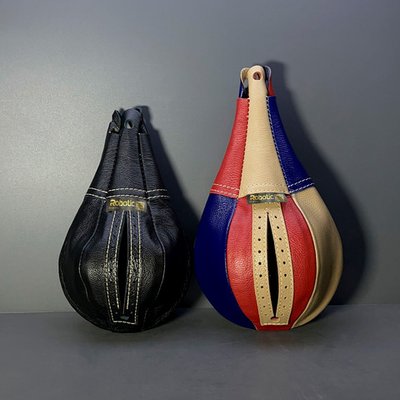 Кожаный чёрный чехол для груши силомера Junior