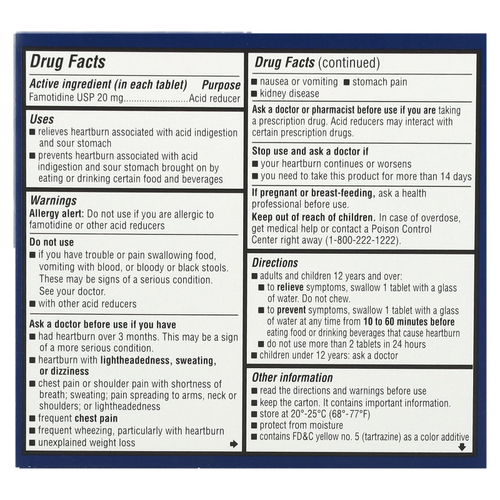 Zantac, 360 °, максимальная сила действия, холодная мята, 20 мг, 50 таблеток