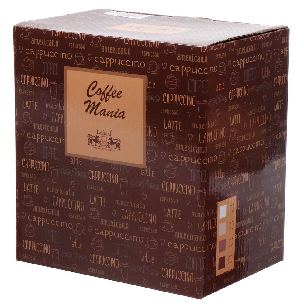 Набор чайный фарфор, 4 пр, 4 перс, 410 мл, на дер подст, Lefard, Break Time, 756-285, подар уп