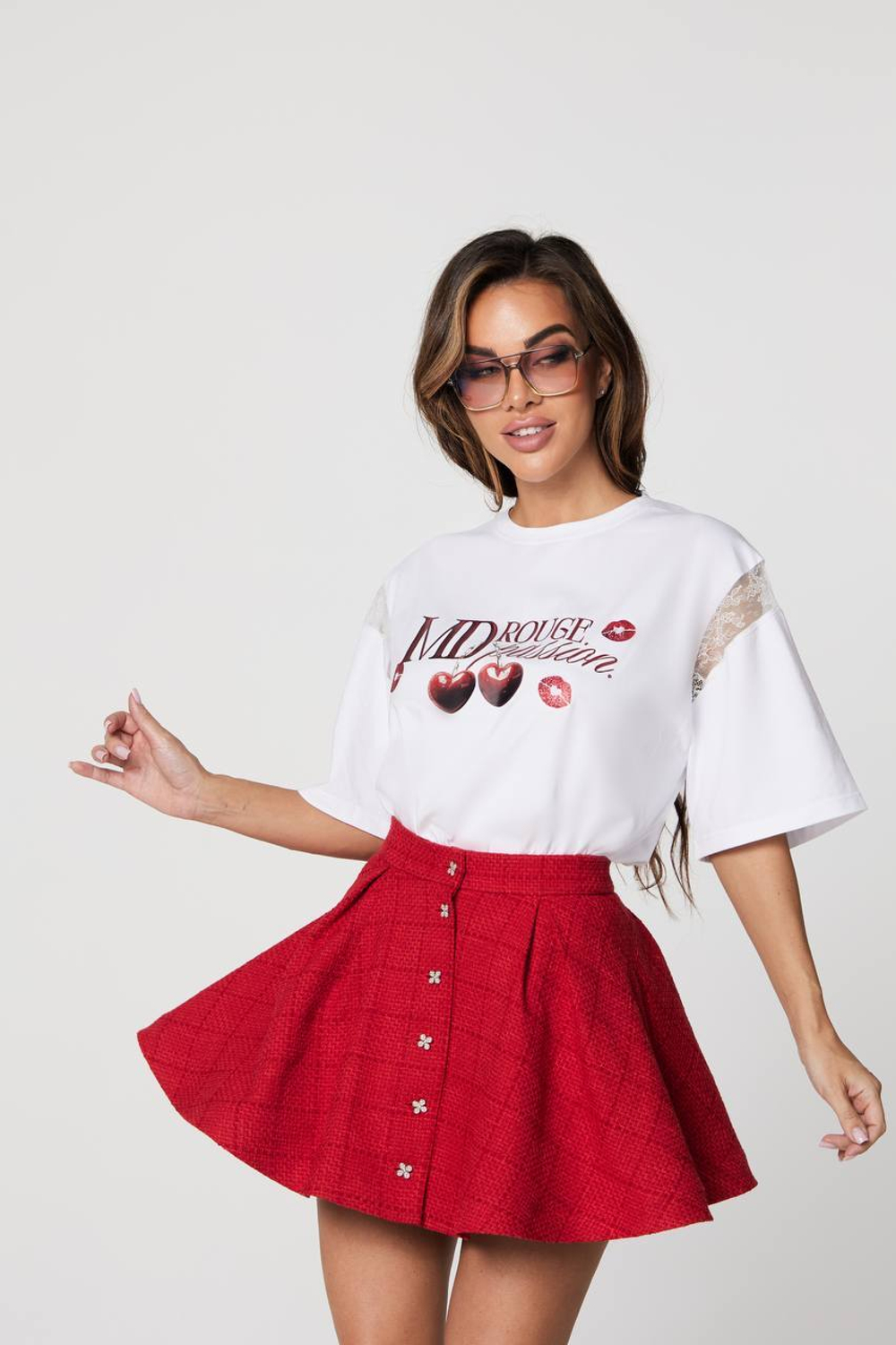 Футболка «MD Rouge» white