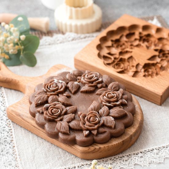 Пряничная форма Розовый сад