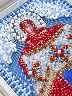 И-22а Набор для вышивания хрустальными камнями Покров Пресвятой Богородицы (мал.)