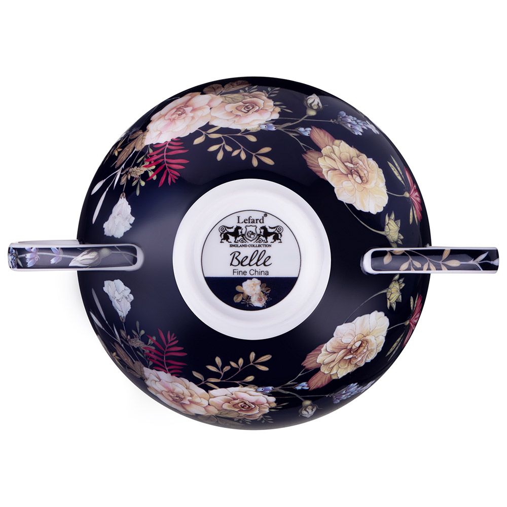 БУЛЬОННИЦА С БЛЮДЦЕМ LEFARD "КОБАЛЬТ" 450 МЛ (КОР=24НАБ.)