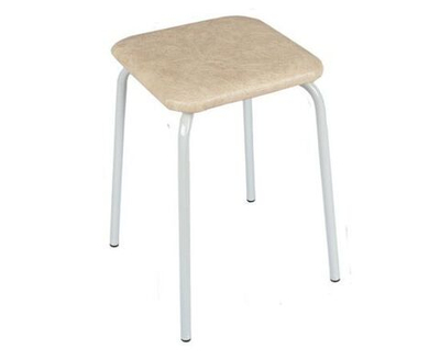 Табурет квадратный Пенек легкий серый до 150кг, 30х30см, h47см/d18мм Т271 ЗМИ