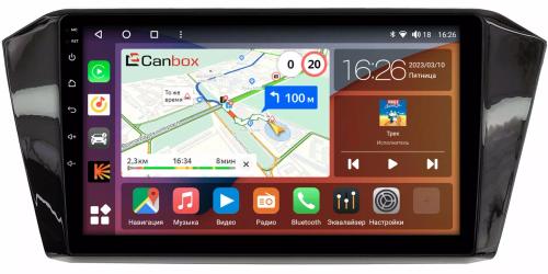 Магнитола для Volkswagen Passat 2015+ (без штатного усилителя) - Canbox 10-2758 Qled, Android 10, Быстрая, SIM-слот