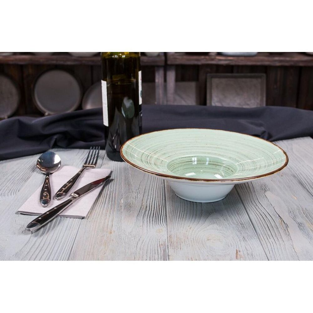 Тарелка глубокая 250 мл d 25,5 см h7см для пасты/супа/салата   Fusion P.L. Proff Cuisine [1]