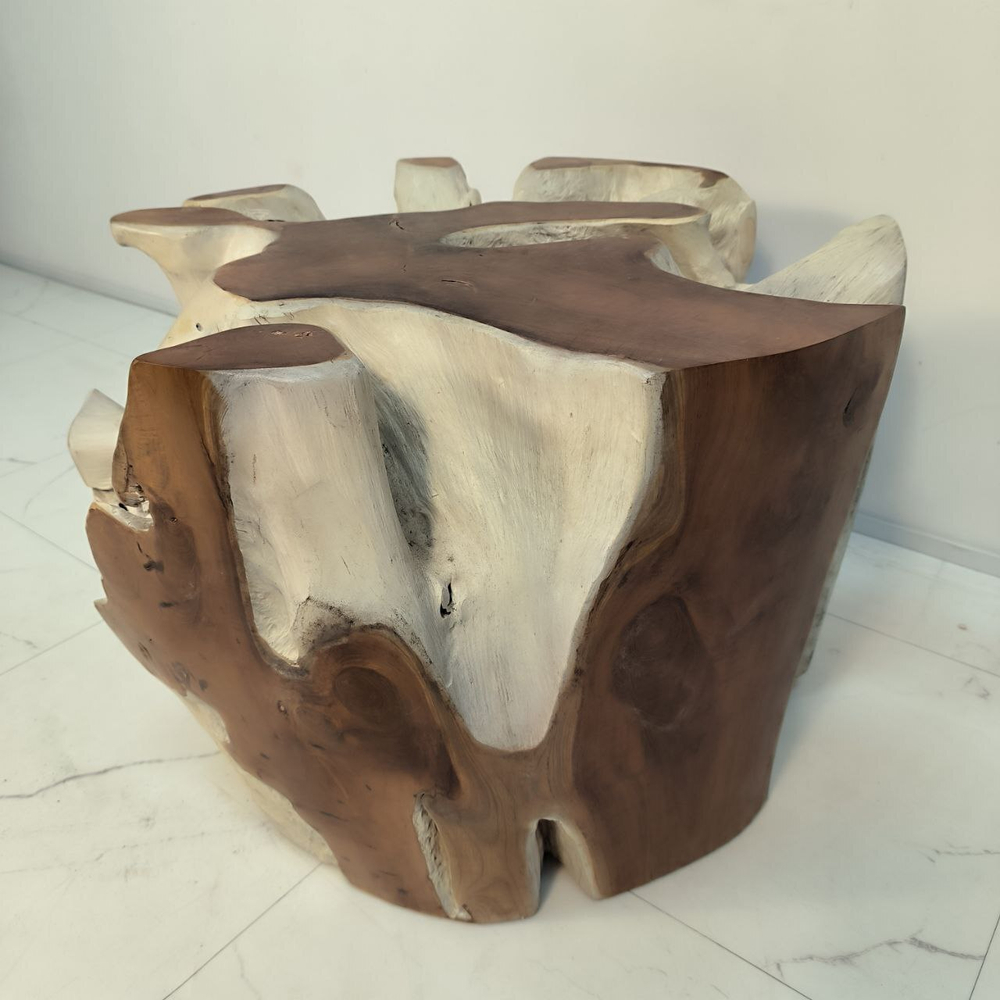 Консоль из корня тикового дерева 50117 Диа (60*60*40)