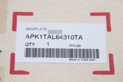 APK1TAL64310TA Skid Plate for Honda CRF300L (2021-UP). Aluminium, Genuine accessory H2C