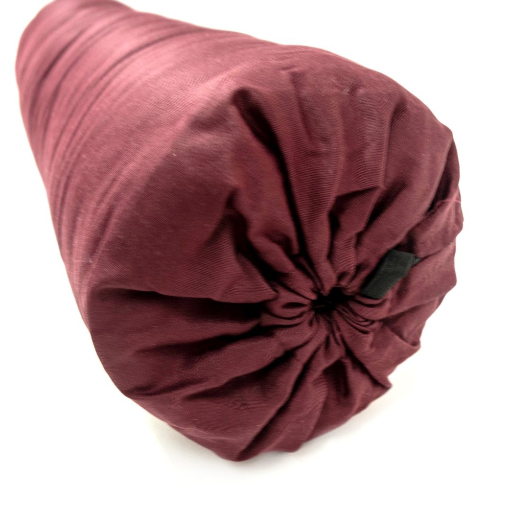 Болстер для йоги Айенгара шерстяной с хлопковым чехлом 75см Рамайога