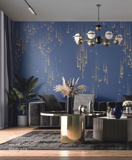 Бесшовная фреска Оро VR.0035-G1, 2,7 м (Ширина 4 м)