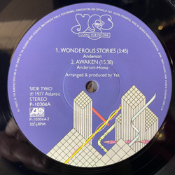 Винтажная виниловая пластинка LP Yes Going For The One (Япония 1977) (Оби) Turn Of The Century