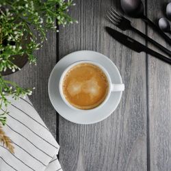 Чайная пара 240 мл d 9,2 см h6,3 см белая фарфор   Stackable P.L. Proff Cuisine [6]