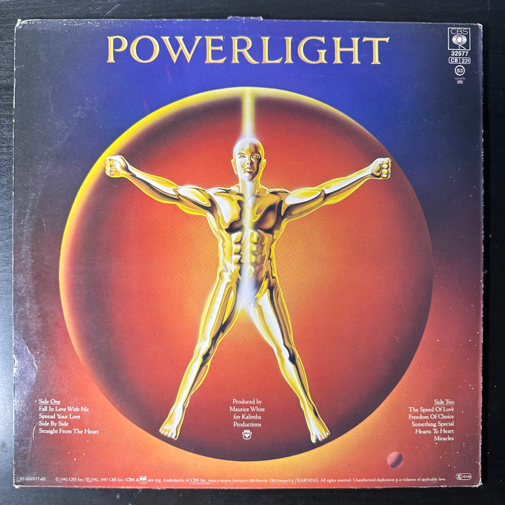 Earth, Wind & Fire ‎– Powerlight (Голландия)