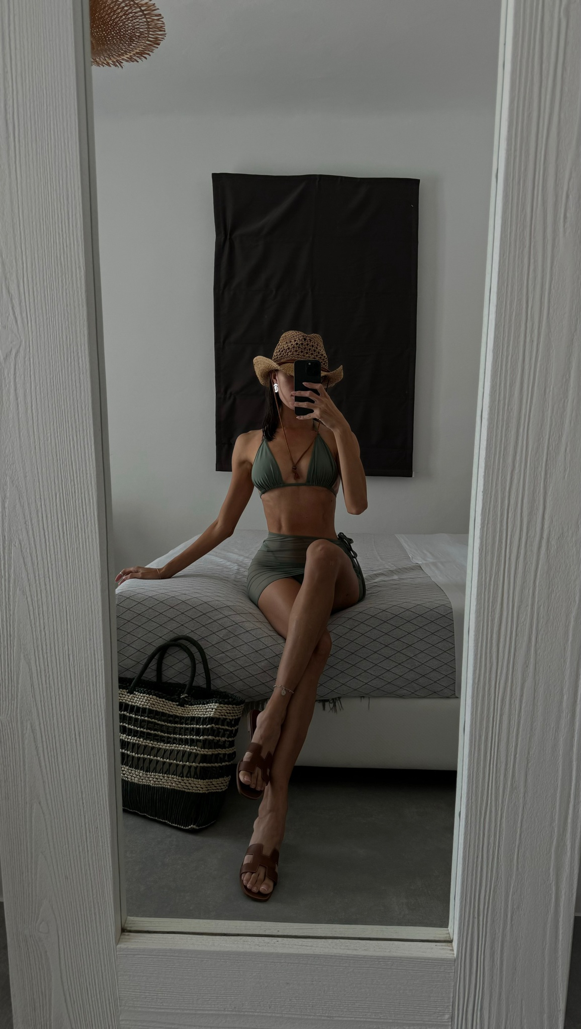 Юбка пляжная СЕТИ хаки пошив